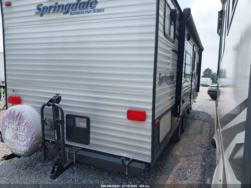 2016 Keystone Travel trailer VIN 4YDT26020G3153267 IAAI salvage auction — SIDE, Salvage (Pennsylvania), sold $25 on 2026-07-29 (photo 4)