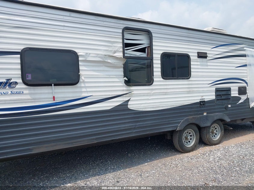 2016 Keystone Travel trailer VIN 4YDT26020G3153267 IAAI salvage auction — SIDE, Salvage (Pennsylvania), sold $25 on 2026-07-29 (photo 6)