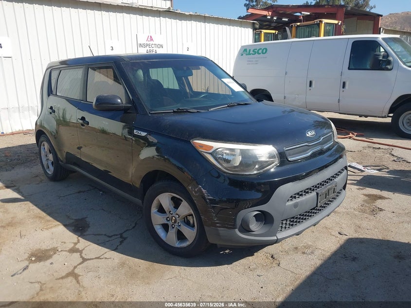 2018 Kia Soul VIN KNDJN2A27J7606387 IAAI salvage auction — NORMAL WEAR, Clear - Dealer Only (California), sold $575 on 2026-07-28 (photo 1)