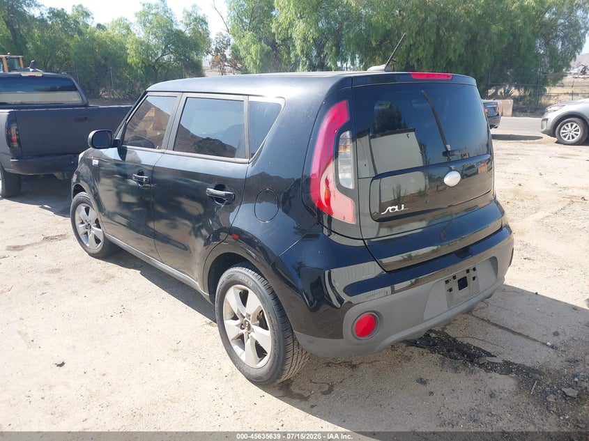 2018 Kia Soul VIN KNDJN2A27J7606387 IAAI salvage auction — NORMAL WEAR, Clear - Dealer Only (California), sold $575 on 2026-07-28 (photo 3)