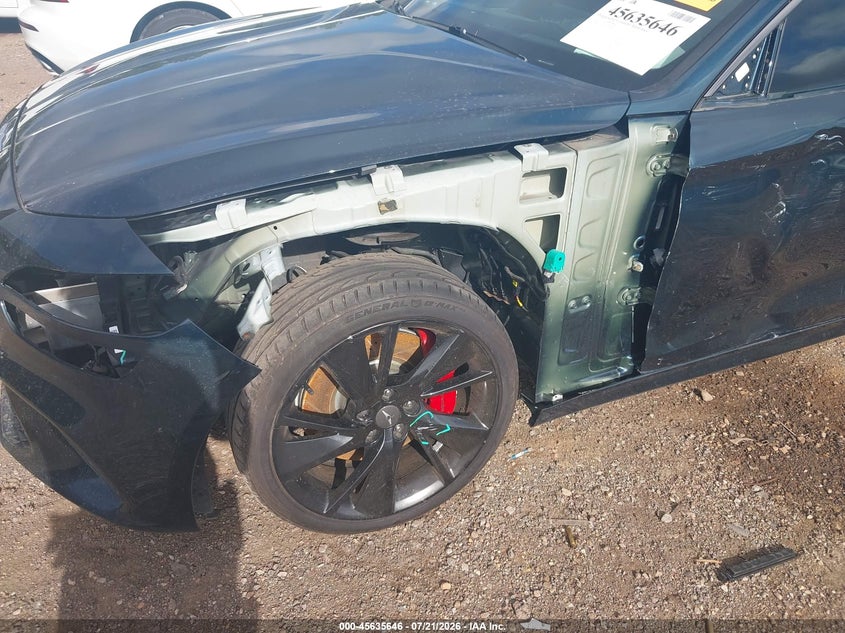 2022 Genesis G70 VIN KMTG54TE4NU096988 IAAI salvage auction — LEFT SIDE, Wait Title, sold $9,750 on 2026-09-26 (photo 6)