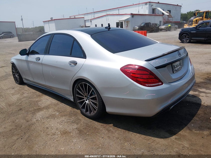 2014 Mercedes-benz S-klasse VIN WDDUG8CB7EA008807 IAAI salvage auction — FRONT END, Salvage Title, sold $6,000 on 2026-07-29 (photo 3)