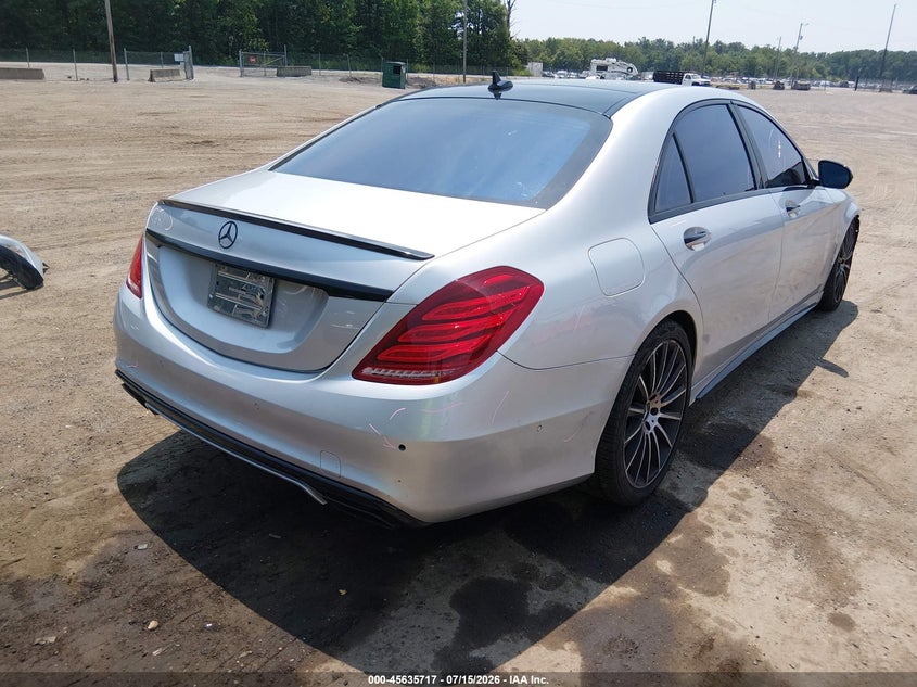 2014 Mercedes-benz S-klasse VIN WDDUG8CB7EA008807 IAAI salvage auction — FRONT END, Salvage Title, sold $6,000 on 2026-07-29 (photo 4)