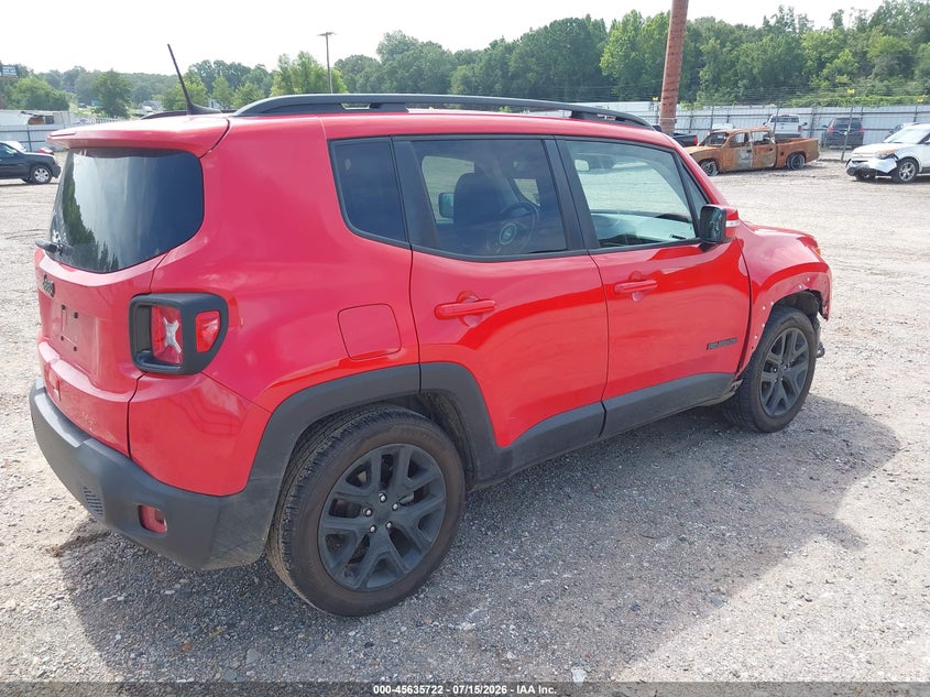 2018 Jeep Renegade VIN ZACCJABB3JPJ03131 IAAI salvage auction — FRONT END, Salvage (Louisiana), sold $2,050 on 2026-08-10 (photo 4)