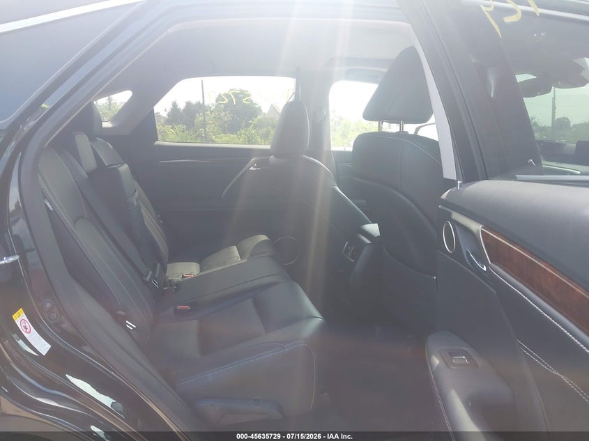2017 Lexus Rx VIN 2T2ZZMCA0HC064156 IAAI salvage auction — FRONT END, Clear (Wisconsin), sold $7,300 on 2026-07-28 (photo 8)