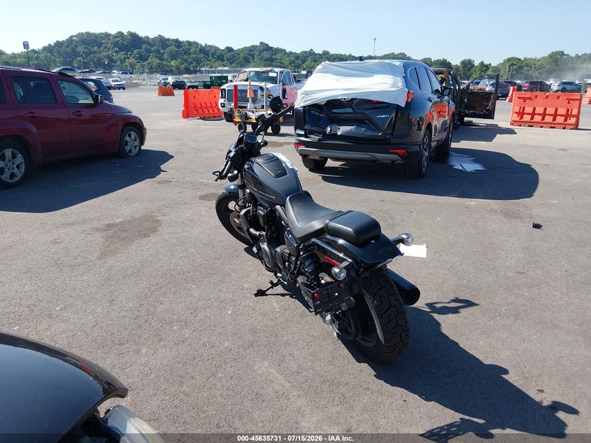2022 Harley-davidson Nightster VIN 1HD1ZH117NB323794 IAAI salvage auction — LEFT FRONT, Wait Title, sold $25 on 2026-10-02 (photo 3)