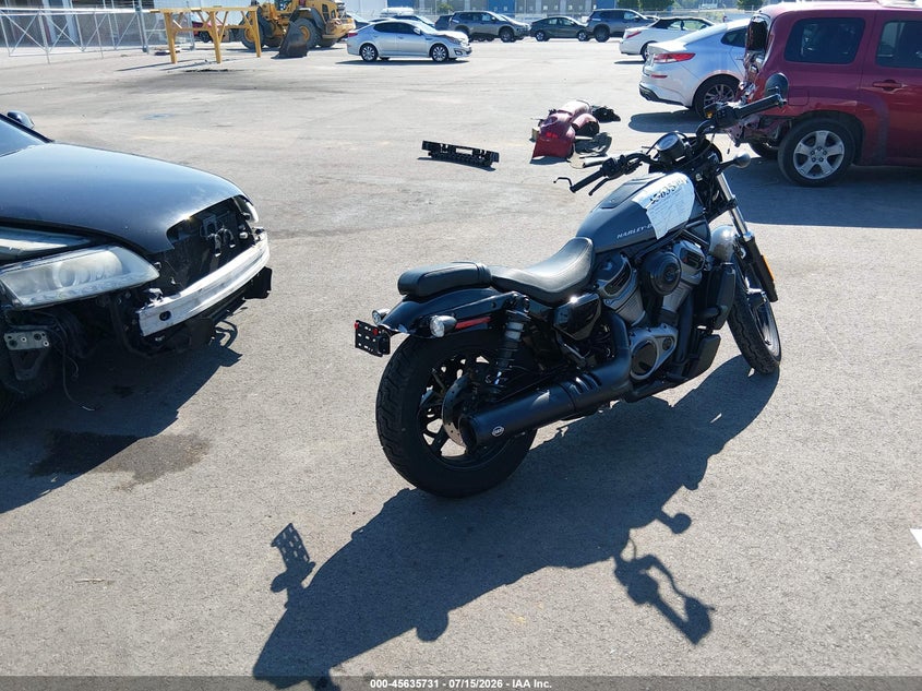 2022 Harley-davidson Nightster VIN 1HD1ZH117NB323794 IAAI salvage auction — LEFT FRONT, Wait Title, sold $25 on 2026-10-02 (photo 4)