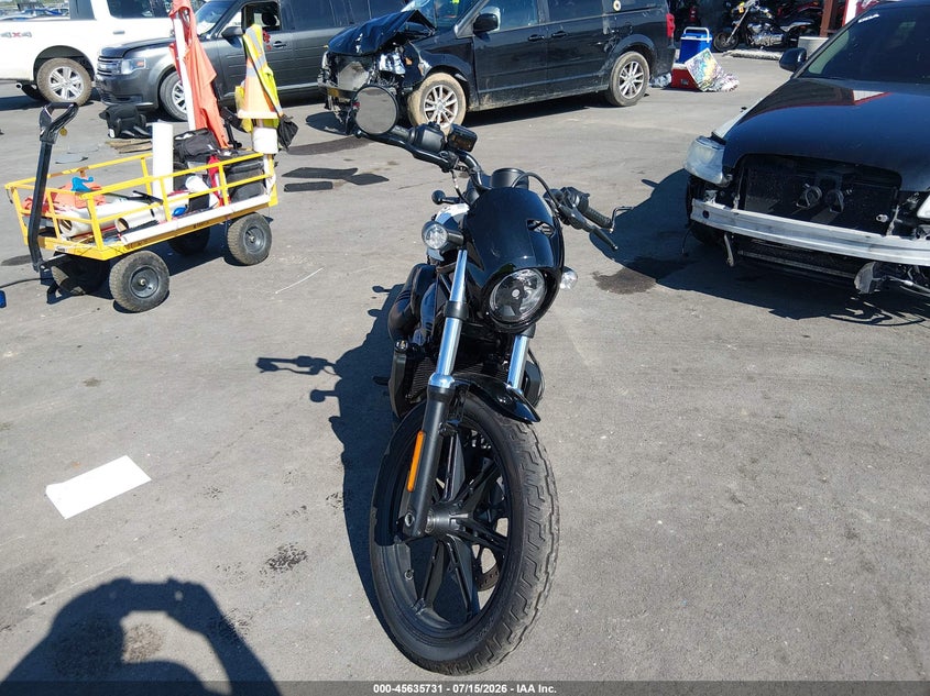 2022 Harley-davidson Nightster VIN 1HD1ZH117NB323794 IAAI salvage auction — LEFT FRONT, Wait Title, sold $25 on 2026-10-02 (photo 5)