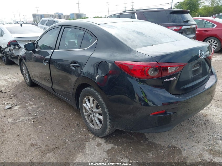2016 Mazda 3 VIN JM1BM1U76G1305873 IAAI salvage auction — NORMAL WEAR, Original (Texas), sold $1,150 on 2026-07-29 (photo 3)