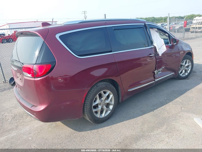 2019 Chrysler Pacifica VIN 2C4RC1EGXKR589920 IAAI salvage auction — SIDE, Salvage Title, sold $4,250 on 2026-07-31 (photo 4)