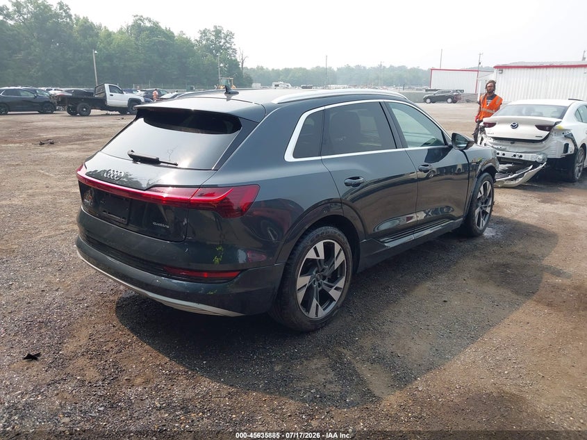 2021 Audi E-tron VIN WA1LAAGE7MB010742 IAAI salvage auction — FRONT END, Wait Title, sold $13,700 on 2026-08-22 (photo 4)