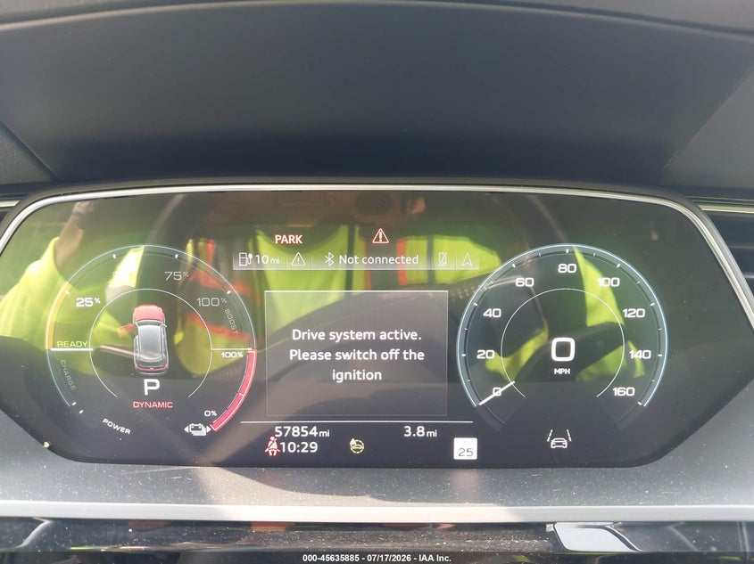 2021 Audi E-tron VIN WA1LAAGE7MB010742 IAAI salvage auction — FRONT END, Wait Title, sold $13,700 on 2026-08-22 (photo 7)