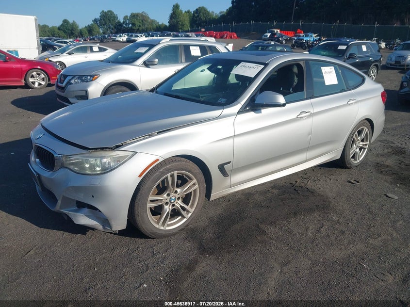 2014 BMW 3 series VIN WBA3X5C59ED558164 IAAI salvage auction — NORMAL WEAR, Clear (Pennsylvania), sold $125 on 2026-07-28 (photo 2)