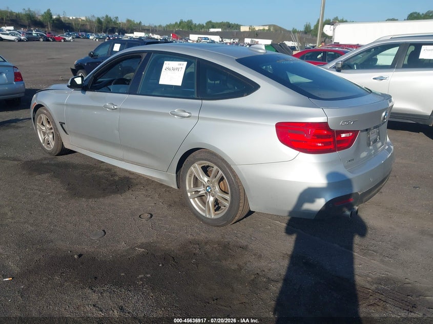 2014 BMW 3 series VIN WBA3X5C59ED558164 IAAI salvage auction — NORMAL WEAR, Clear (Pennsylvania), sold $125 on 2026-07-28 (photo 3)