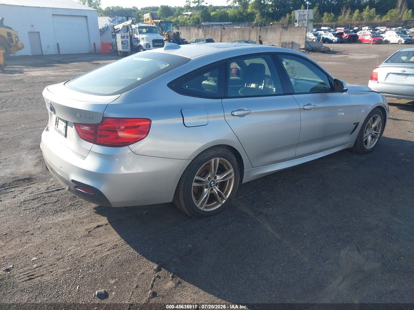 2014 BMW 3 series VIN WBA3X5C59ED558164 IAAI salvage auction — NORMAL WEAR, Clear (Pennsylvania), sold $125 on 2026-07-28 (photo 4)