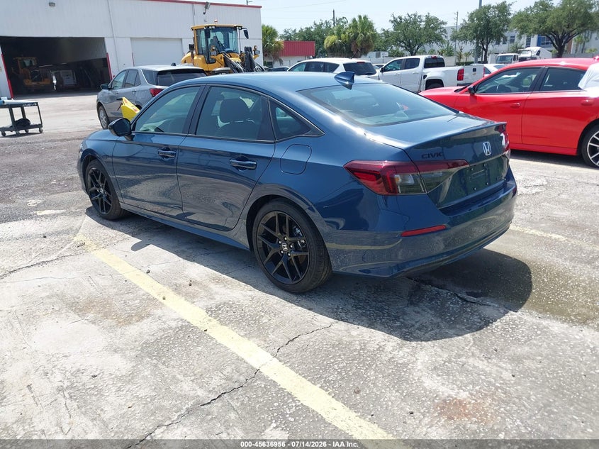 2026 Honda Civic hybrid VIN 2HGFE4F82TH333298 IAAI salvage auction — RIGHT SIDE, Clear (Missouri), sold $13,800 on 2026-07-29 (photo 3)