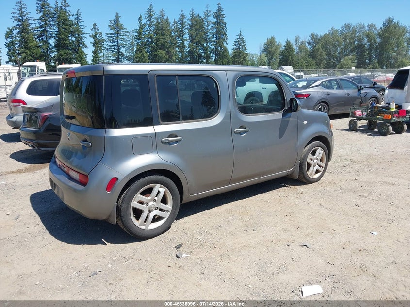 2009 Nissan Cube VIN JN8AZ28R69T119163 IAAI salvage auction — NORMAL WEAR, Clear (Washington), sold $475 on 2026-07-29 (photo 4)