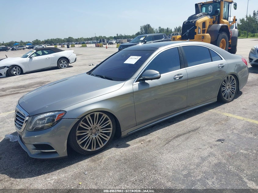 2015 Mercedes-benz S-klasse VIN WDDUG8CB5FA141339 IAAI salvage auction — NORMAL WEAR, Clear (Florida), sold $2,700 on 2026-07-30 (photo 2)