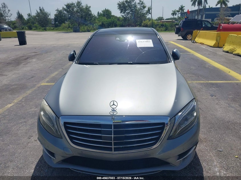 2015 Mercedes-benz S-klasse VIN WDDUG8CB5FA141339 IAAI salvage auction — NORMAL WEAR, Clear (Florida), sold $2,700 on 2026-07-30 (photo 6)