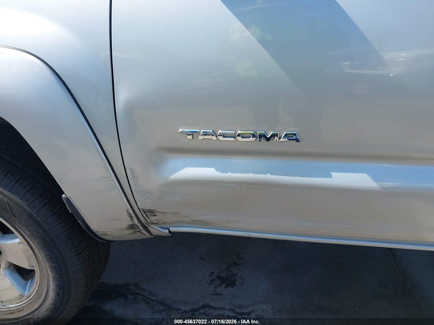 2005 Toyota Tacoma VIN 5TEUU42N45Z102883 IAAI salvage auction — LEFT SIDE, Salvage (California), sold $3,050 on 2026-07-29 (photo 6)