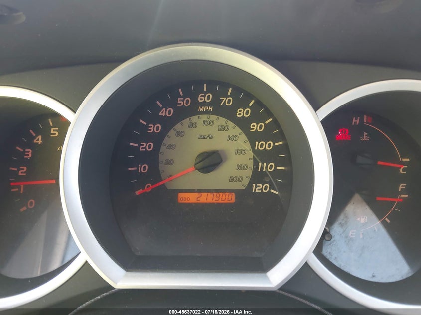 2005 Toyota Tacoma VIN 5TEUU42N45Z102883 IAAI salvage auction — LEFT SIDE, Salvage (California), sold $3,050 on 2026-07-29 (photo 7)