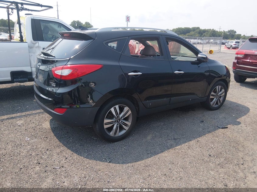 2015 Hyundai Tucson VIN KM8JUCAG6FU974939 IAAI salvage auction — NORMAL WEAR, Clear (Maryland), sold $1,300 on 2026-07-20 (photo 4)