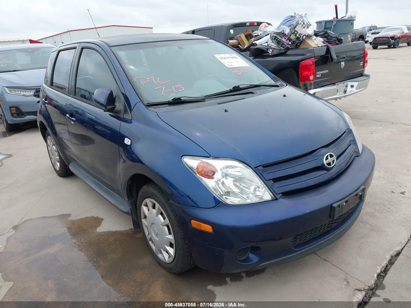 2005 Scion Xa VIN JTKKT624950123489 IAAI salvage auction — SIDE, Original (Texas), sold $675 on 2026-08-22 (photo 1)
