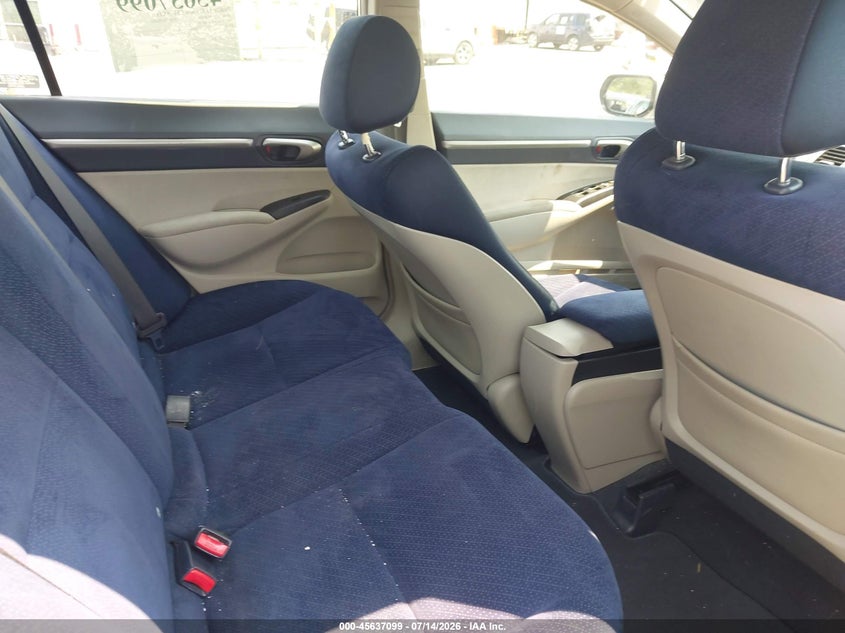 2008 Honda Civic hybrid VIN JHMFA36208S009281 IAAI salvage auction — NORMAL WEAR, Clear (Pennsylvania), sold $25 on 2026-07-21 (photo 8)
