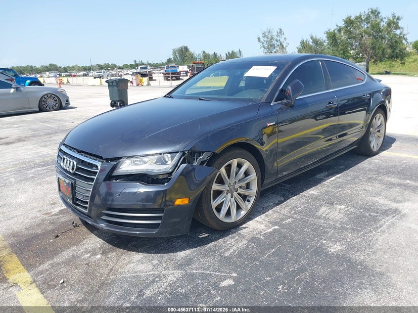 2014 Audi A7 VIN WAUWGAFC3EN095948 IAAI salvage auction — FRONT END, Salvage Title, sold $1,250 on 2026-07-30 (photo 2)