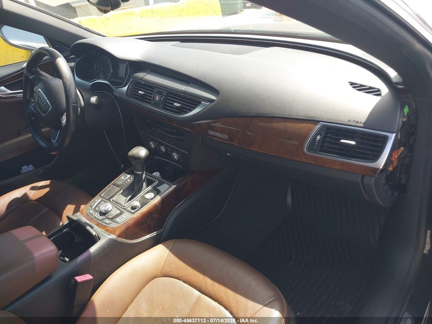 2014 Audi A7 VIN WAUWGAFC3EN095948 IAAI salvage auction — FRONT END, Salvage Title, sold $1,250 on 2026-07-30 (photo 5)