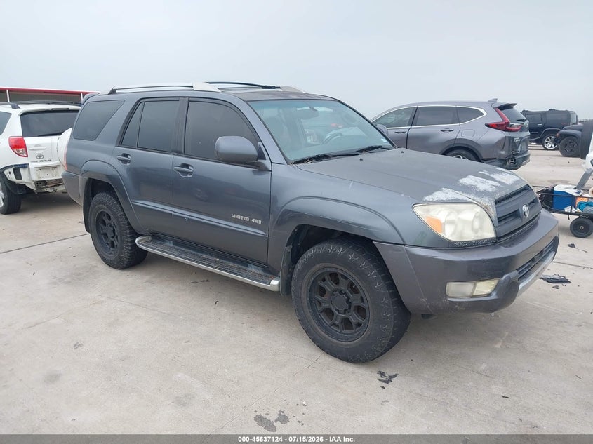 2004 Toyota 4runner VIN JTEBU17R140051466 IAAI salvage auction — NORMAL WEAR, Original (Texas), sold $2,250 on 2026-07-24 (photo 1)