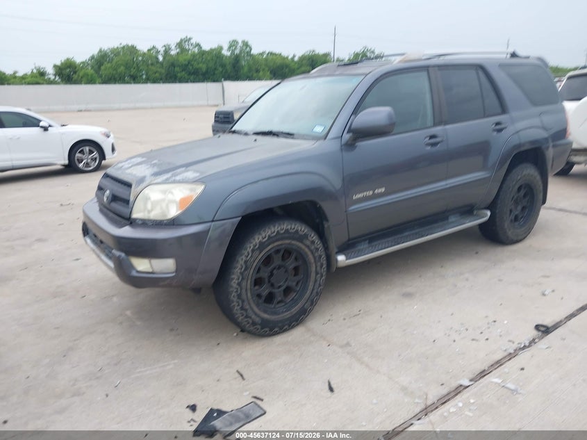 2004 Toyota 4runner VIN JTEBU17R140051466 IAAI salvage auction — NORMAL WEAR, Original (Texas), sold $2,250 on 2026-07-24 (photo 2)