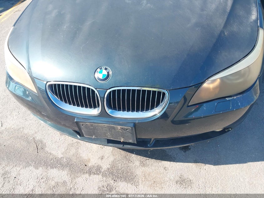 2007 BMW 5 series VIN WBANE73557CM50269 IAAI salvage auction — NORMAL WEAR, Clear (Maryland), sold $475 on 2026-07-29 (photo 6)