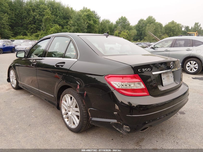 2008 Mercedes-benz C class VIN WDDGF81X18F096386 IAAI salvage auction — RIGHT FRONT, Salvage (Connecticut), sold $600 on 2026-08-06 (photo 3)