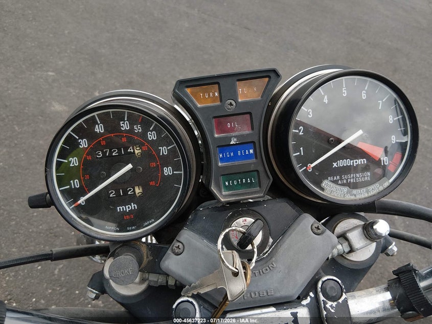 1981 Honda Cb900 VIN JH2SC0409BC103792 IAAI salvage auction — NORMAL WEAR, Clear (Utah), sold $75 on 2026-07-24 (photo 7)