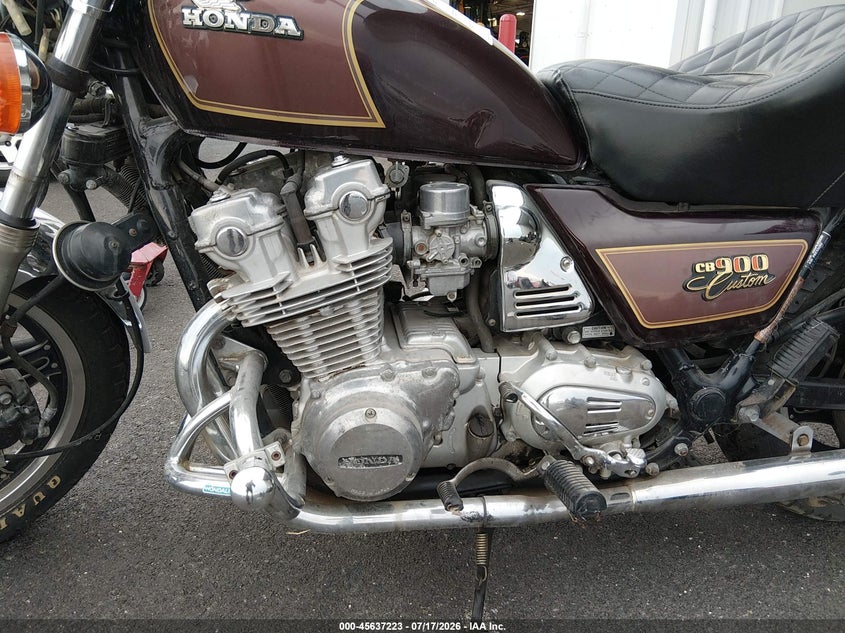 1981 Honda Cb900 VIN JH2SC0409BC103792 IAAI salvage auction — NORMAL WEAR, Clear (Utah), sold $75 on 2026-07-24 (photo 9)
