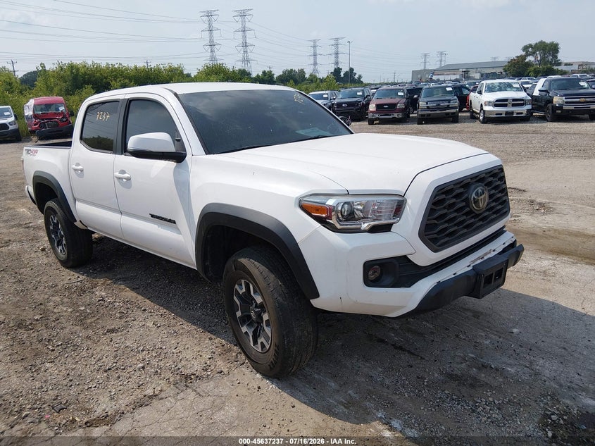 2021 Toyota Tacoma VIN 5TFCZ5AN4MX258769 IAAI salvage auction — FRONT END, Salvage (Louisiana), sold $3,650 on 2026-07-29 (photo 1)