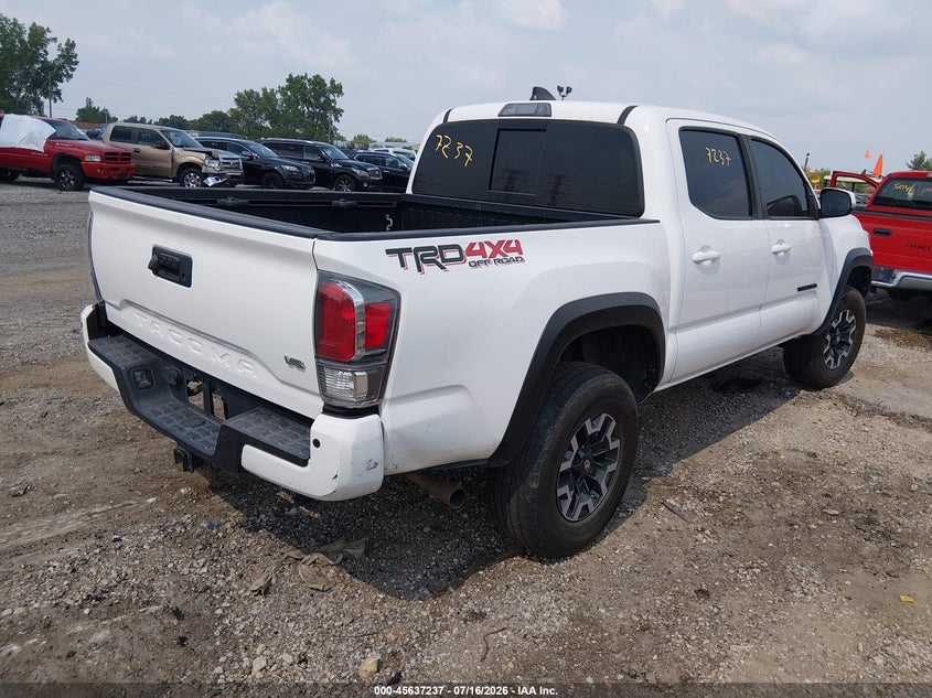 2021 Toyota Tacoma VIN 5TFCZ5AN4MX258769 IAAI salvage auction — FRONT END, Salvage (Louisiana), sold $3,650 on 2026-07-29 (photo 4)