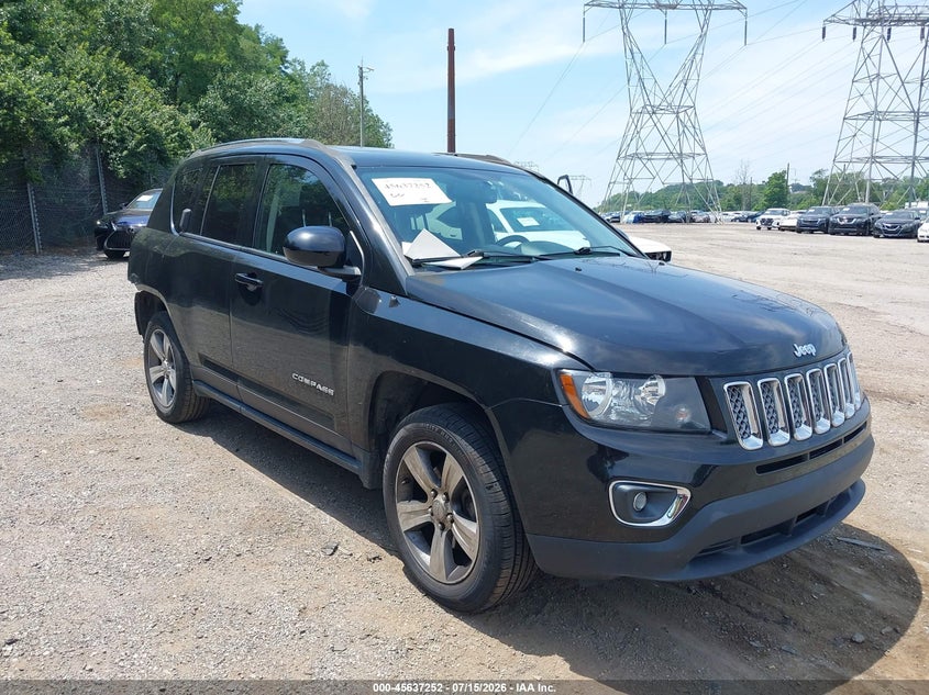 2016 Jeep Compass VIN 1C4NJCEA6GD699370 IAAI salvage auction — REAR END, Salvage Title, sold $1,100 on 2026-07-25 (photo 1)