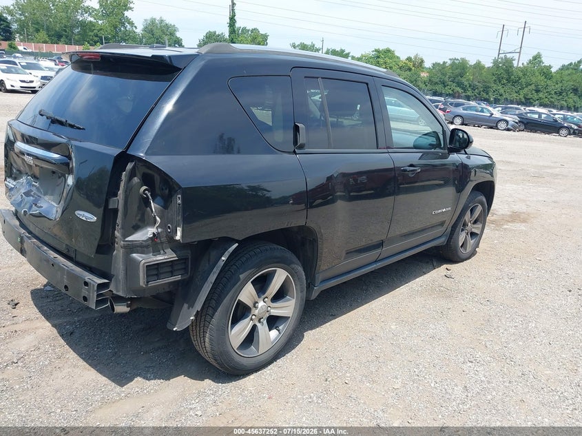2016 Jeep Compass VIN 1C4NJCEA6GD699370 IAAI salvage auction — REAR END, Salvage Title, sold $1,100 on 2026-07-25 (photo 4)