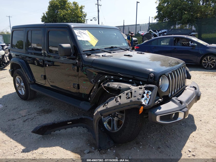 2020 Jeep Wrangler / VIN 1C4HJXEN3LW312974 — IAAI salvage auction photo