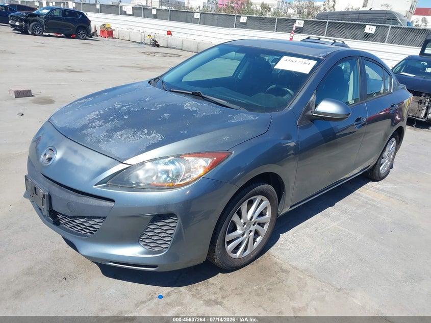 2012 Mazda 3 VIN JM1BL1V8XC1546484 IAAI salvage auction — NORMAL WEAR, Salvage Title, sold $325 on 2026-07-29 (photo 2)