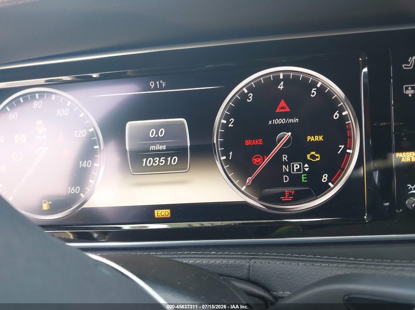 2014 Mercedes-benz S-klasse VIN WDDUG8CB0EA006560 IAAI salvage auction — TRANSMISSION, Salvage (Florida), sold $3,800 on 2026-07-30 (photo 7)