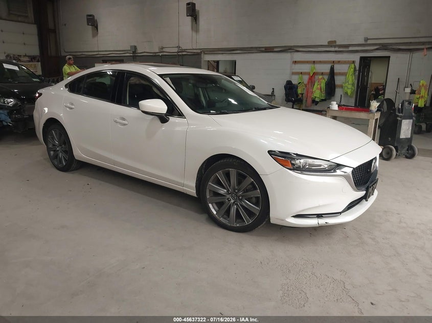 2021 Mazda 6 VIN JM1GL1TY3M1611962 IAAI salvage auction — LEFT REAR, Mv-907A (New York), sold $5,400 on 2026-07-19 (photo 1)