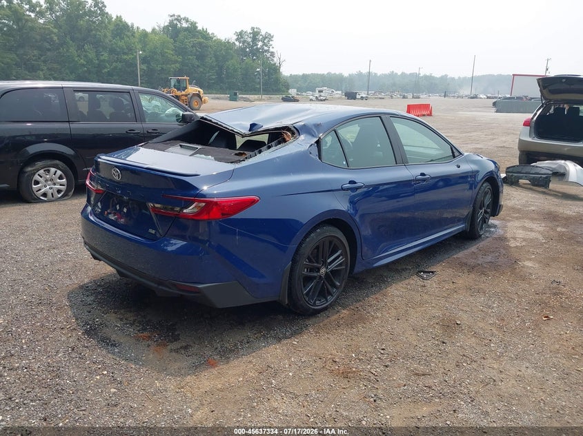 2025 Toyota Camry VIN 4T1DAACK9SU103314 IAAI salvage auction — ROOF, Salvage - Greater Than 75% (Maryland), sold $9,200 on 2026-08-01 (photo 4)