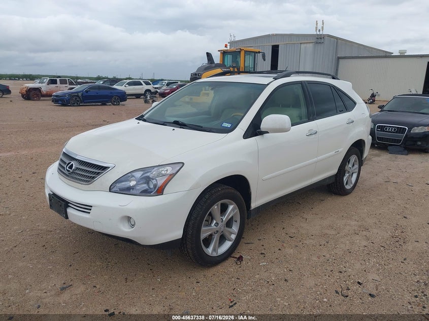 2008 Lexus Rx 400h VIN JTJHW31U282068303 IAAI salvage auction — NORMAL WEAR, Original (Texas), sold $125 on 2026-07-30 (photo 2)