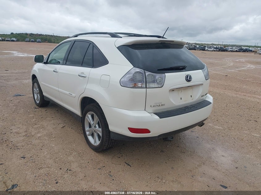 2008 Lexus Rx 400h VIN JTJHW31U282068303 IAAI salvage auction — NORMAL WEAR, Original (Texas), sold $125 on 2026-07-30 (photo 3)
