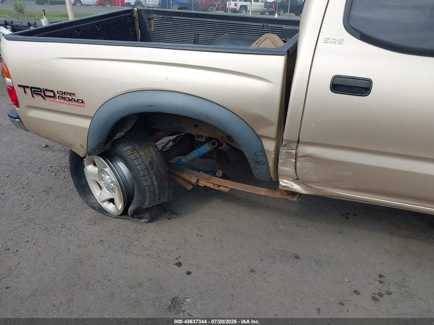 2002 Toyota Tacoma VIN 5TEHN72N82Z043607 IAAI salvage auction — REAR END, Salvage (Virginia), sold $1,900 on 2026-07-31 (photo 6)