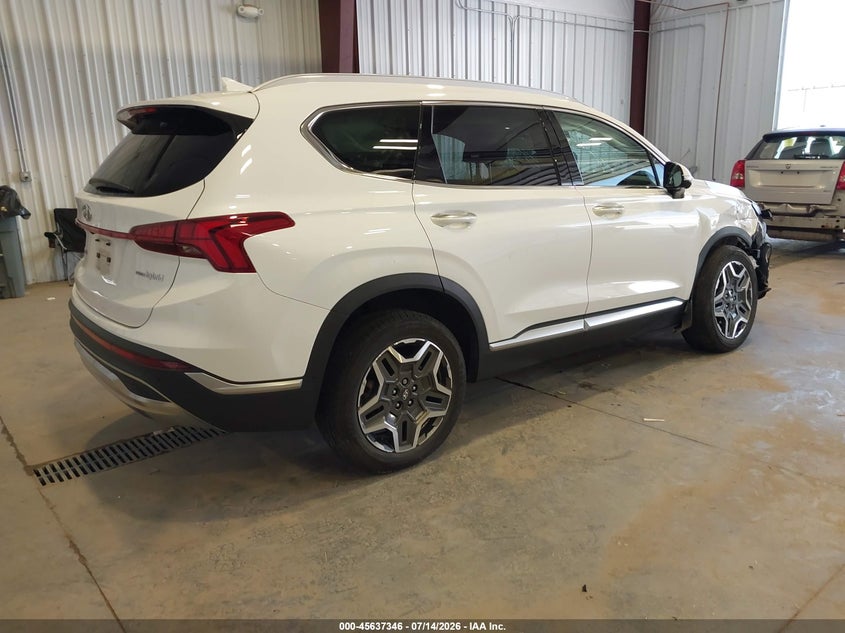 2022 Hyundai Santa fe VIN KM8S5DA14NU053935 IAAI salvage auction — UNKNOWN, Salvage (Utah), sold $7,850 on 2026-08-24 (photo 4)