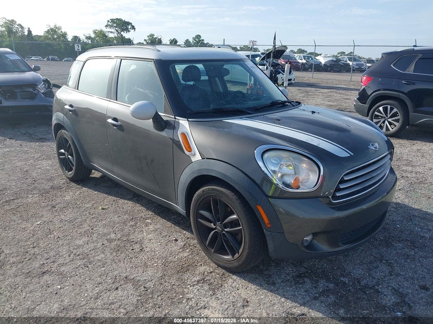 2012 Mini VIN WMWZB3C55CWM04467 IAAI salvage auction — NORMAL WEAR, Clear (Florida), sold $1,225 on 2026-07-30 (photo 1)